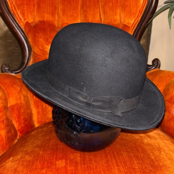 Welsh Driscoll & Buck 50s era Bowler Hat 7 1/8​ - Picture 4 of 10
